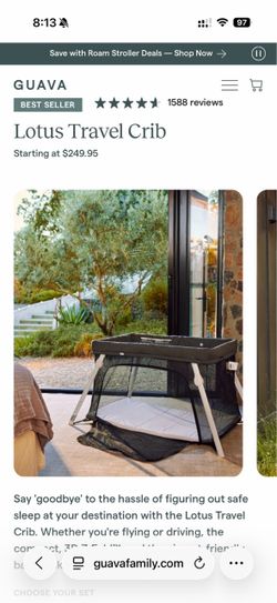 Guava Family Lotus Travel Crib