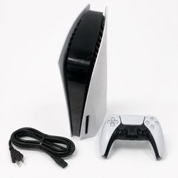 Playstation 5 console and controller