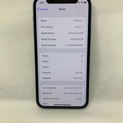 APPLE iPhone 12 mini 128GB AT&T/CRICKET Cellphone, Blue