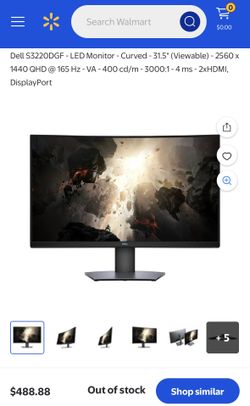 BRAND NEW Dell 32” Curved Gaming Monitor S3220DGF (1440p / 165Hz)