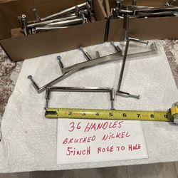 Brushed Nickel Cabinet Handles