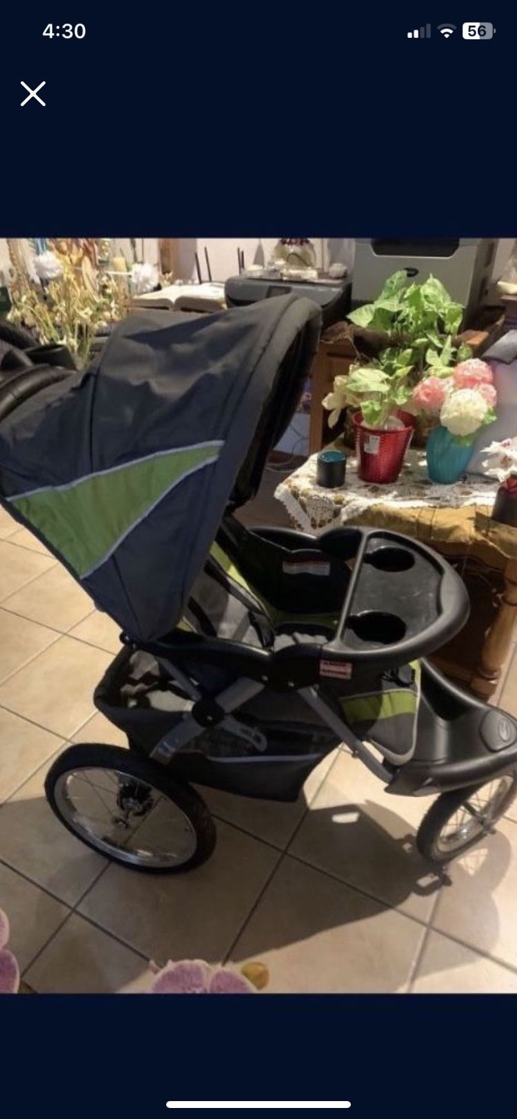 Green Stroller
