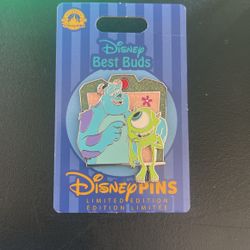 Disney Parks Limited Edition Best Buds Monsters Inc Sully and Mike Pin 