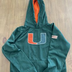 Colosseum UM Hurricanes Youth Hoodie size L (16-18)