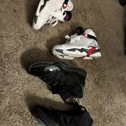 Both Pair Are Used Need Cleaning I Just Need Money Fast Size 9 And 9.5 I Got One Of The Boxes The Other One Got Wet