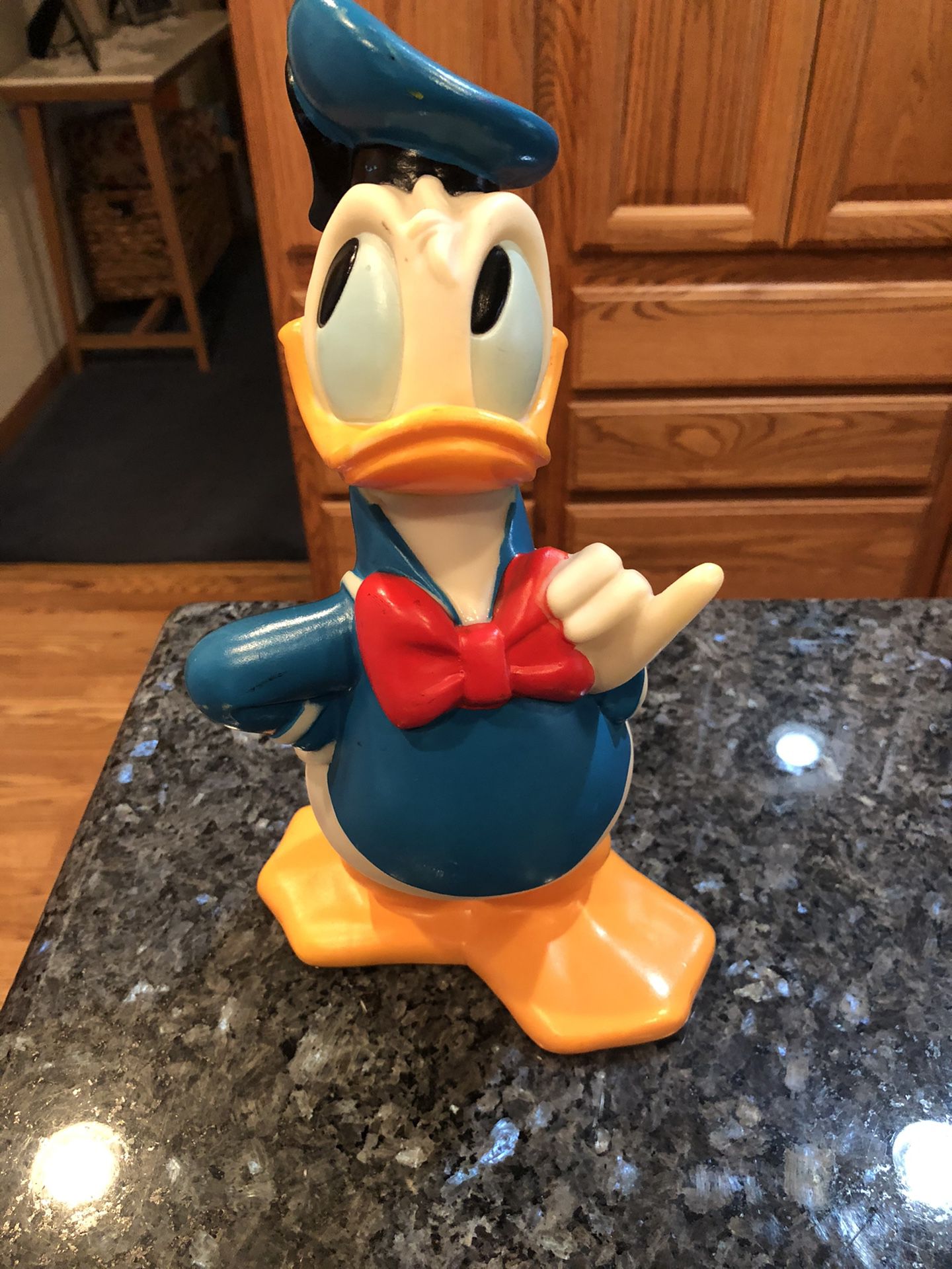 Vintage iLlCO Toy Bank Walt Disney Productions Collectable Donald Duck Bank