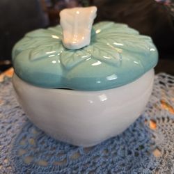 Vtg Hoenig Of California Pottery Lidded Serving Dish 