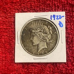 SILVER  1922 /D Peace Dollar 