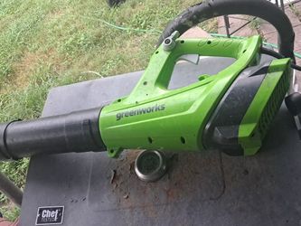 Green Works Power blower with cord
