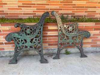 Vintage Cast Iron Bench Legs