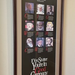 Speech Therapy Language Communication Medical  Stuttering Wall Picture Perfect For Doctors Office, Speech Therapist Or Waiting Room