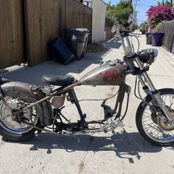 Titled Harley Davidson Big Twin Roller