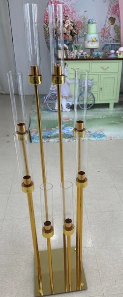 Gold candelabra