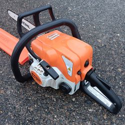 Stihl MS180C 16in Bar Chain Saw Chainsaw Excellent Condition with Soft Start. Other Tools. For Pick Up Fremont Seattle. No Low Ball Offers. No Trades 
