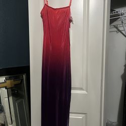 Sunset Sheer Dress  Size Small In Misses 