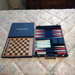 The Classic Collection Checkers And Backgammon Games
