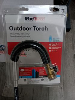 Mag-Torch® Weed Burning Self-Light Propane Torch PLUS UNUSED propane tank OBO