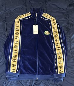 Gucci Oversize Velvet Track Jacket