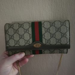 NEW REAL GUCCI SUPREME OPHIDIA CROSSBODY CHAIN /WALLET/BELT PURSE