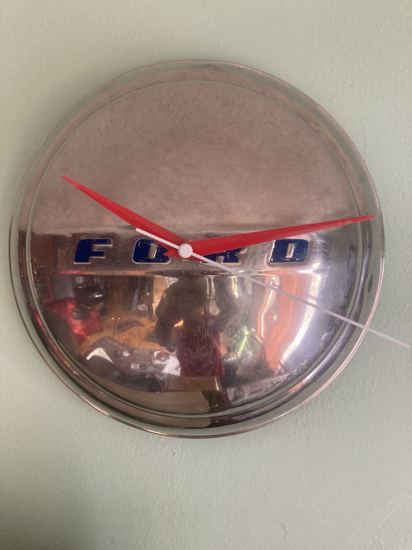 Ford Hubcap Clock - Great Gift For A Car Guy