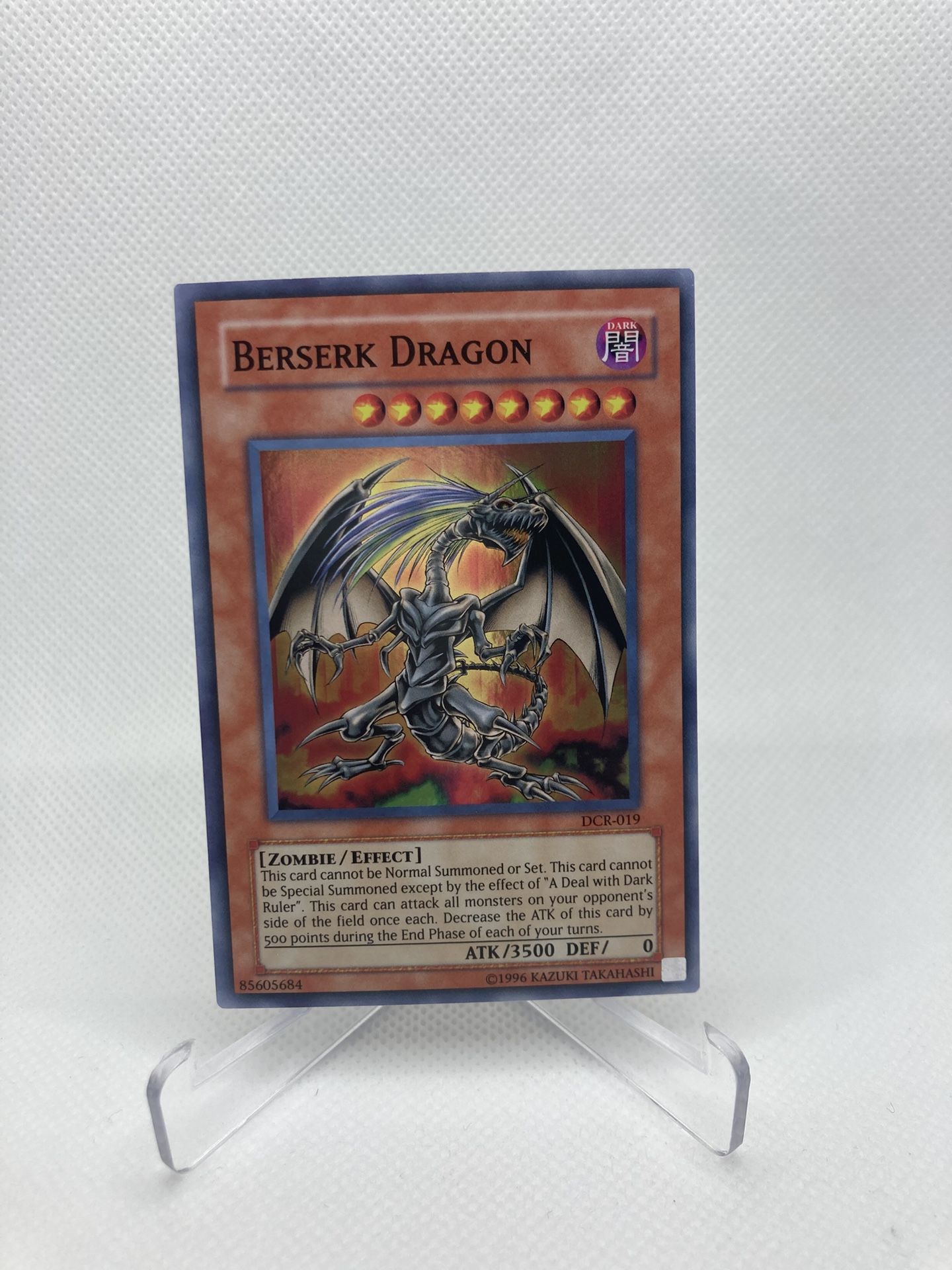 Konami Yugioh TCG Berserk Dragon (foil)