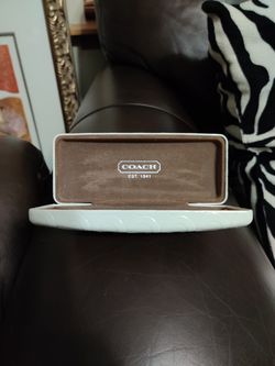 Coach reading glasses cases.