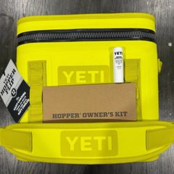 New YETI Hopper Flip 12 Portable Soft Cooler Firefly Yellow Model YHOPFLIP12
