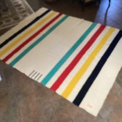 Vintage Hudson Bay Wool Blanket $175