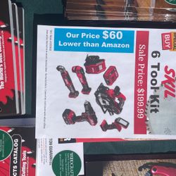 Skill 12 Volt 6 Tool Set New