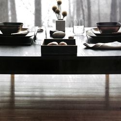 Dark Wood Coffee Table