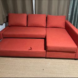 FREHETEN amazing SECTIONAL SOFA with Pull Out Bed Plus Big Storage 