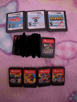 Nintendo Switch and Nintendo Ds games