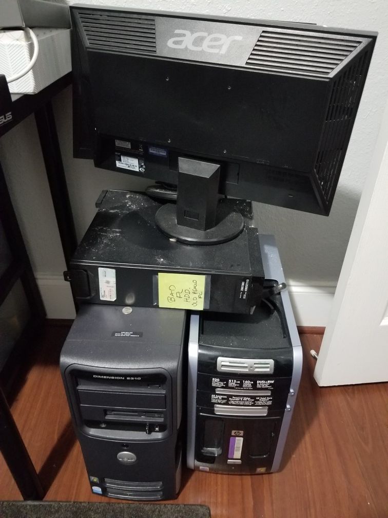 Computer Part lot - monitors and modems