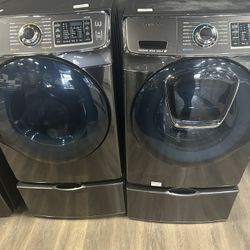 Samsung front load washer and dryer 