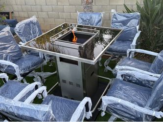 Patio outdoor fire pit bar brand new