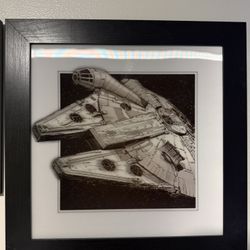 STAR WARS WALL PICTURES W/ FRAMES 
