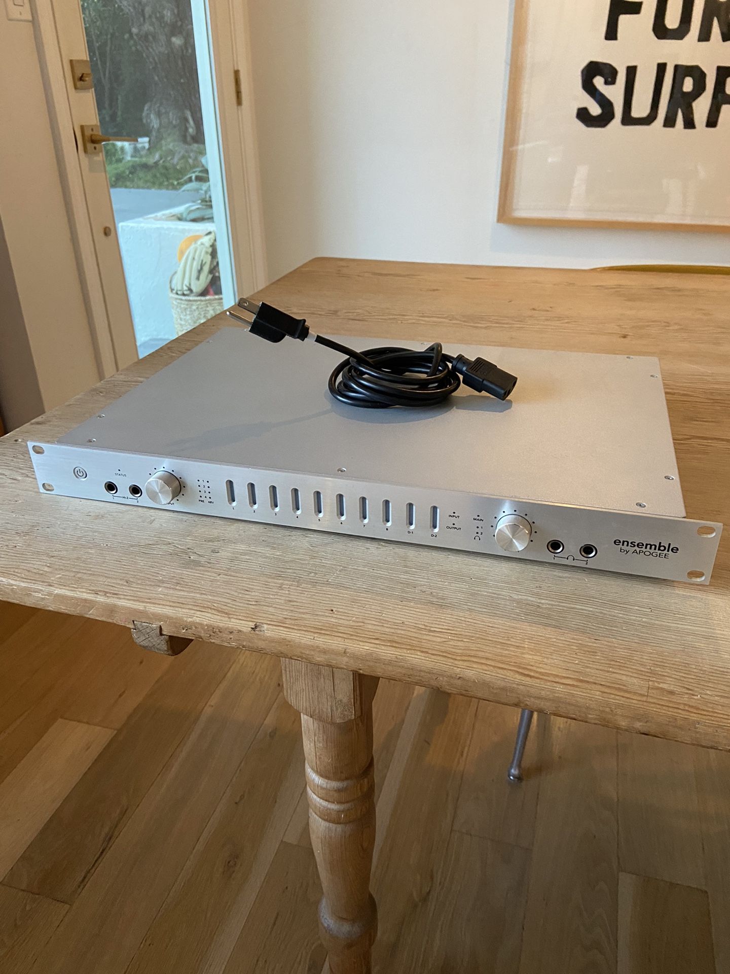 Apogee Ensemble Firewire Audio Interface Rack Mount 8 in 8 out for Mac ...