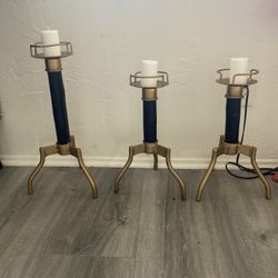 Hand Painted Candle Holders