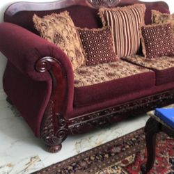 To Love seat and two sofa $100 each for for $400