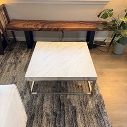Faux Marble Coffee Table