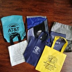 🌴🌞New Drawstring Bags and Tote Bags Florida Area - 6 Total Bags🌞🌴