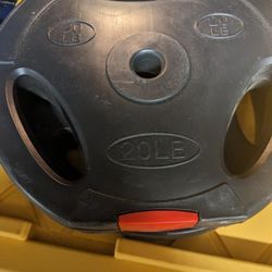 20 Pound Vinyl Weights Plates 