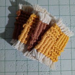 Mini Macrame Coasters