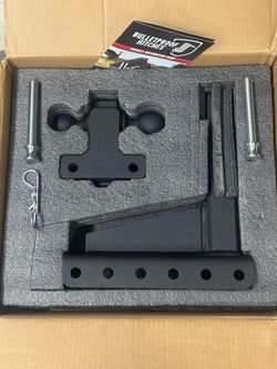BulletProof  2.0" Heavy duty 6" Drop hitch with Anti-Rattle Clamp