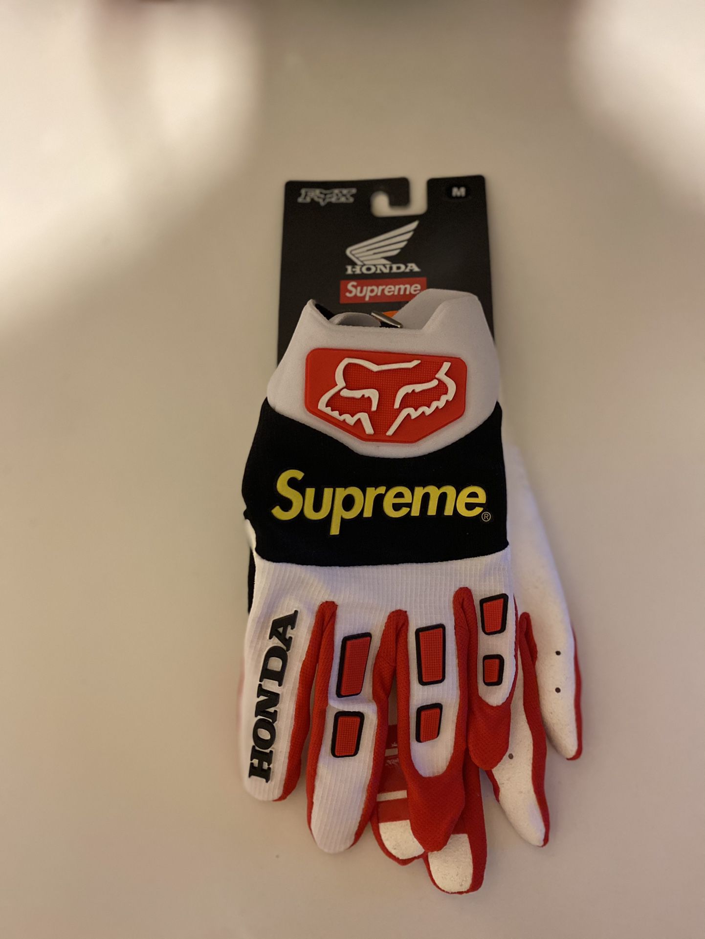 Supreme Honda Fox Racing Gloves Red