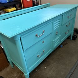 Antique Dresser With Mirror