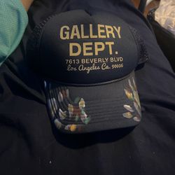 Gallery Dept Navy Graffiti Paint Hat 