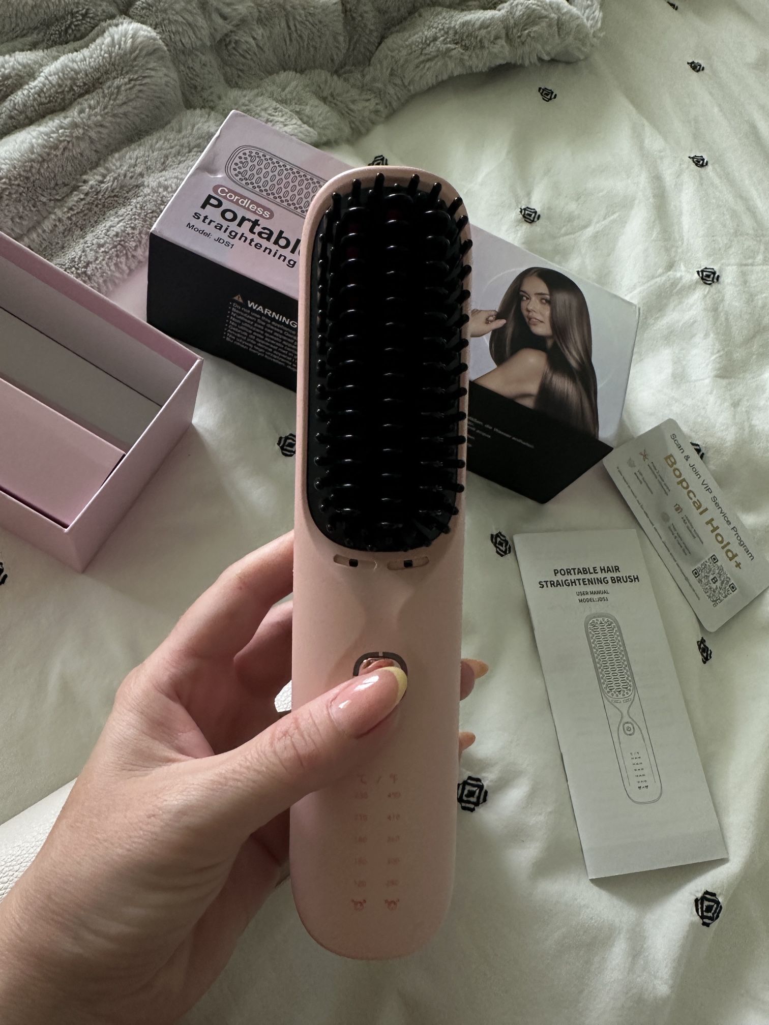 Cordless Hair Straightener Brush New!!!