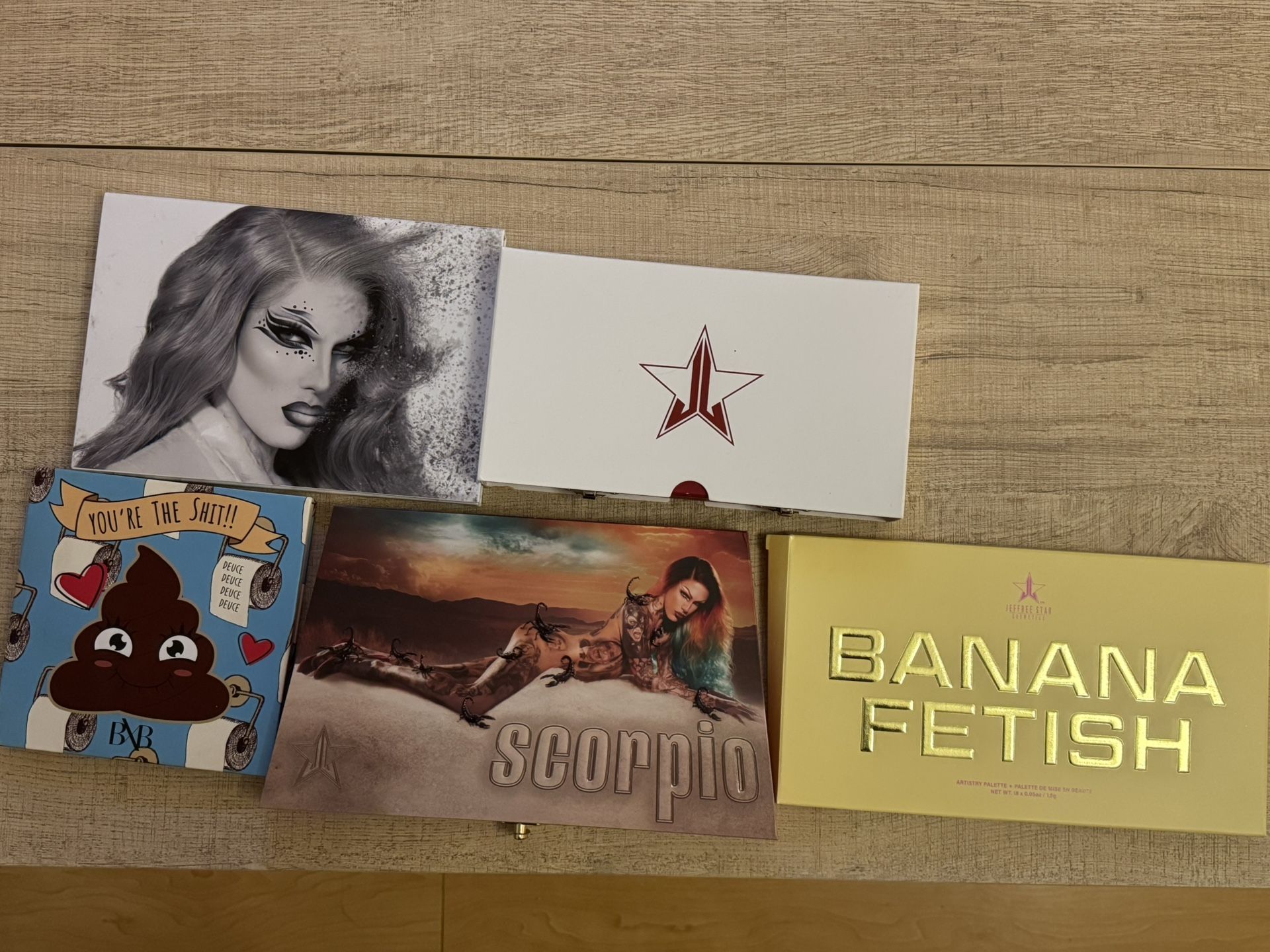 4 Jeffree Star make up pallets plus BXB