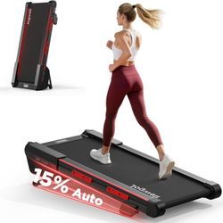 NEW - Walking Pad Treadmill with Incline Feature and Smart App